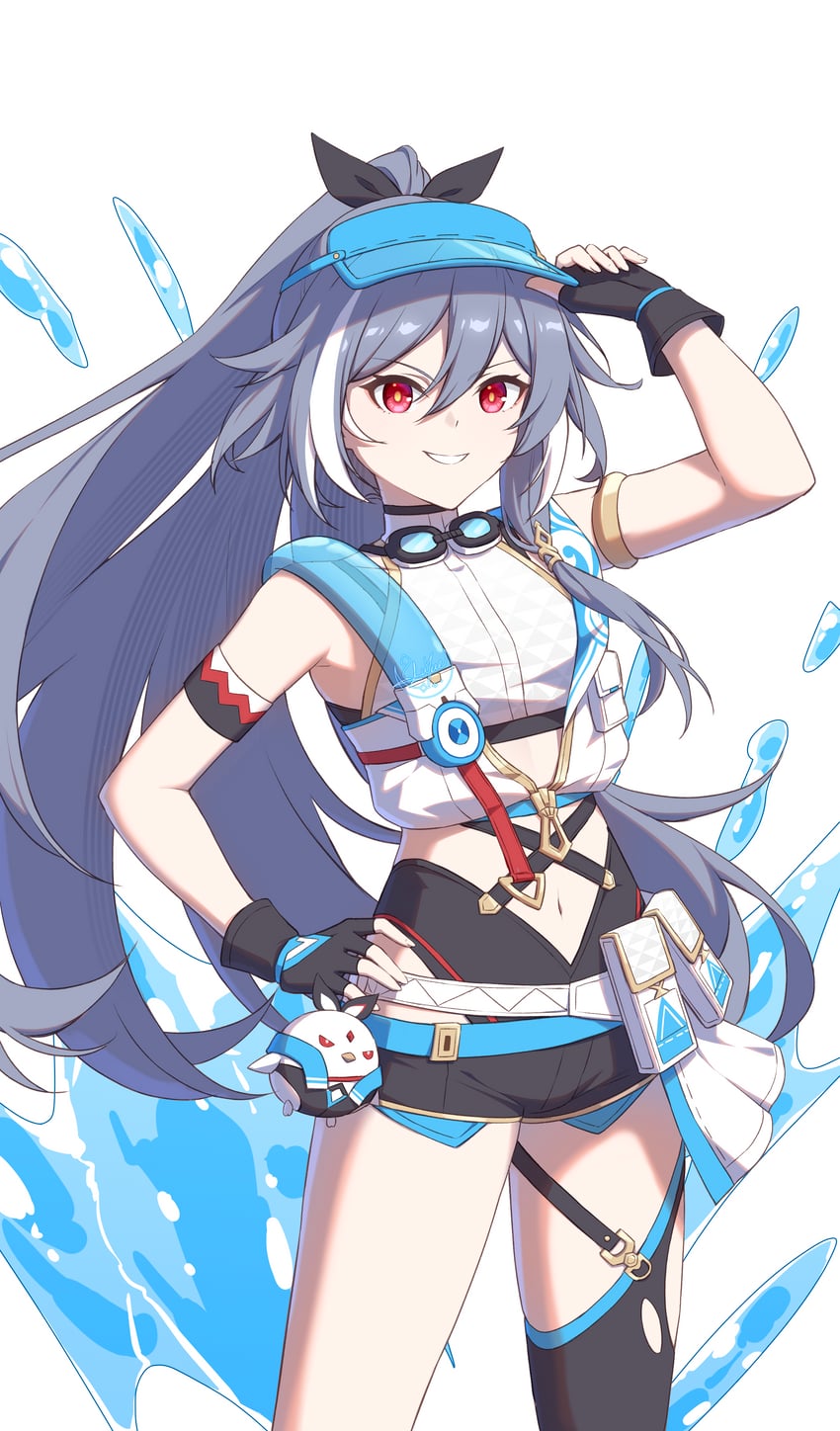 herrscher of sentience and jingwei (honkai and 1 more) drawn by luyue