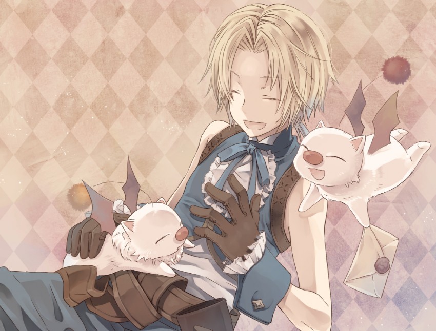 moogle and zidane tribal (final fantasy and 1 more) drawn by too_mizuguchi