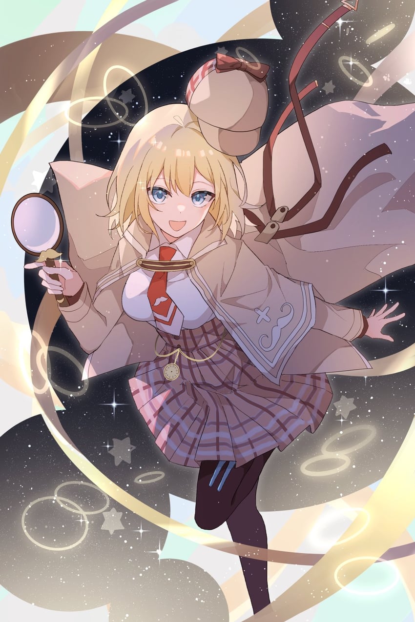 watson amelia (hololive and 1 more) drawn by sae1293