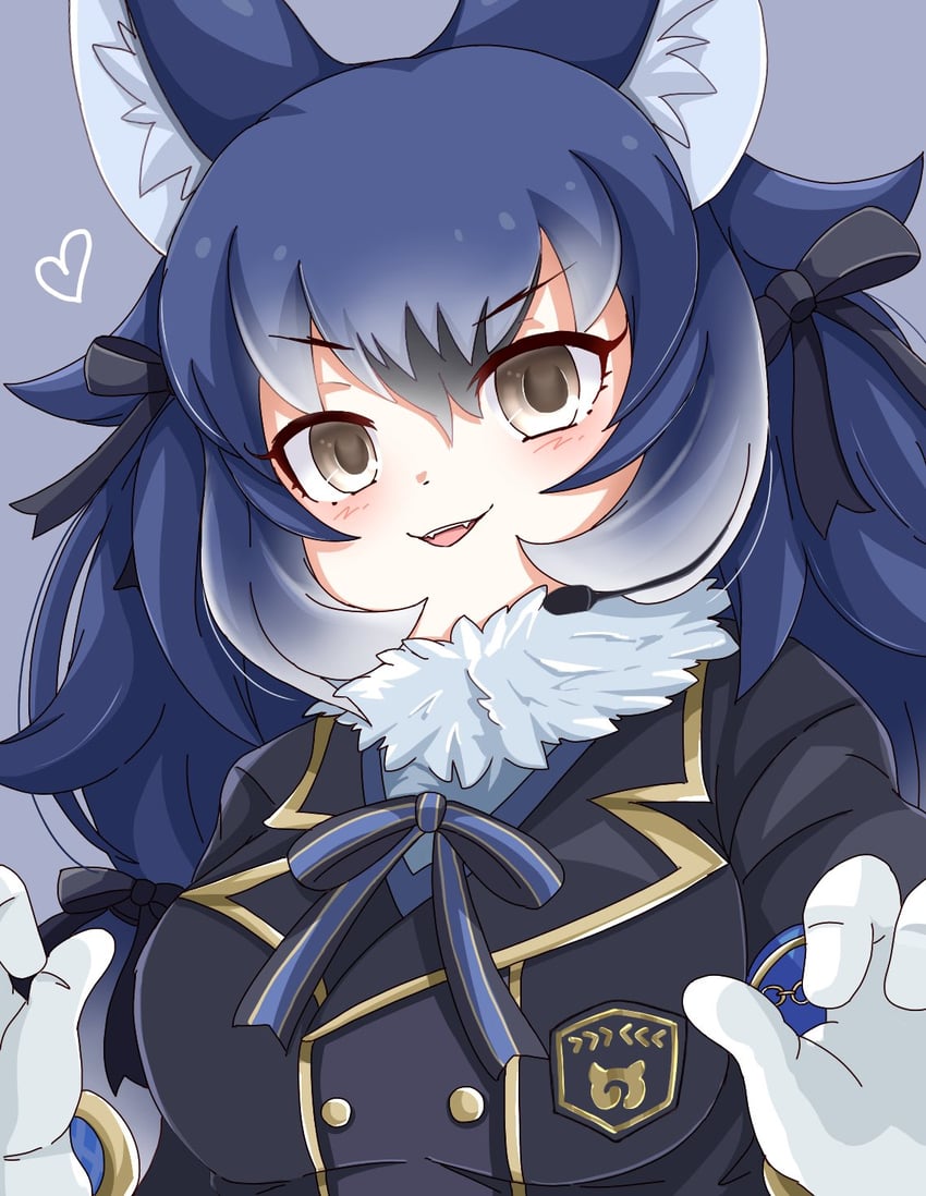 dire wolf (kemono friends and 1 more) drawn by hata_(user_ehfr2334)