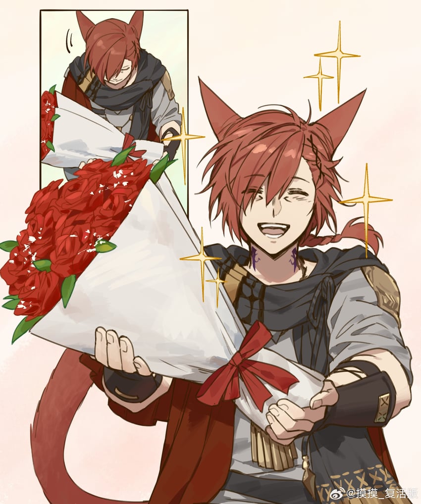 g'raha tia (final fantasy and 1 more) drawn by mbomb