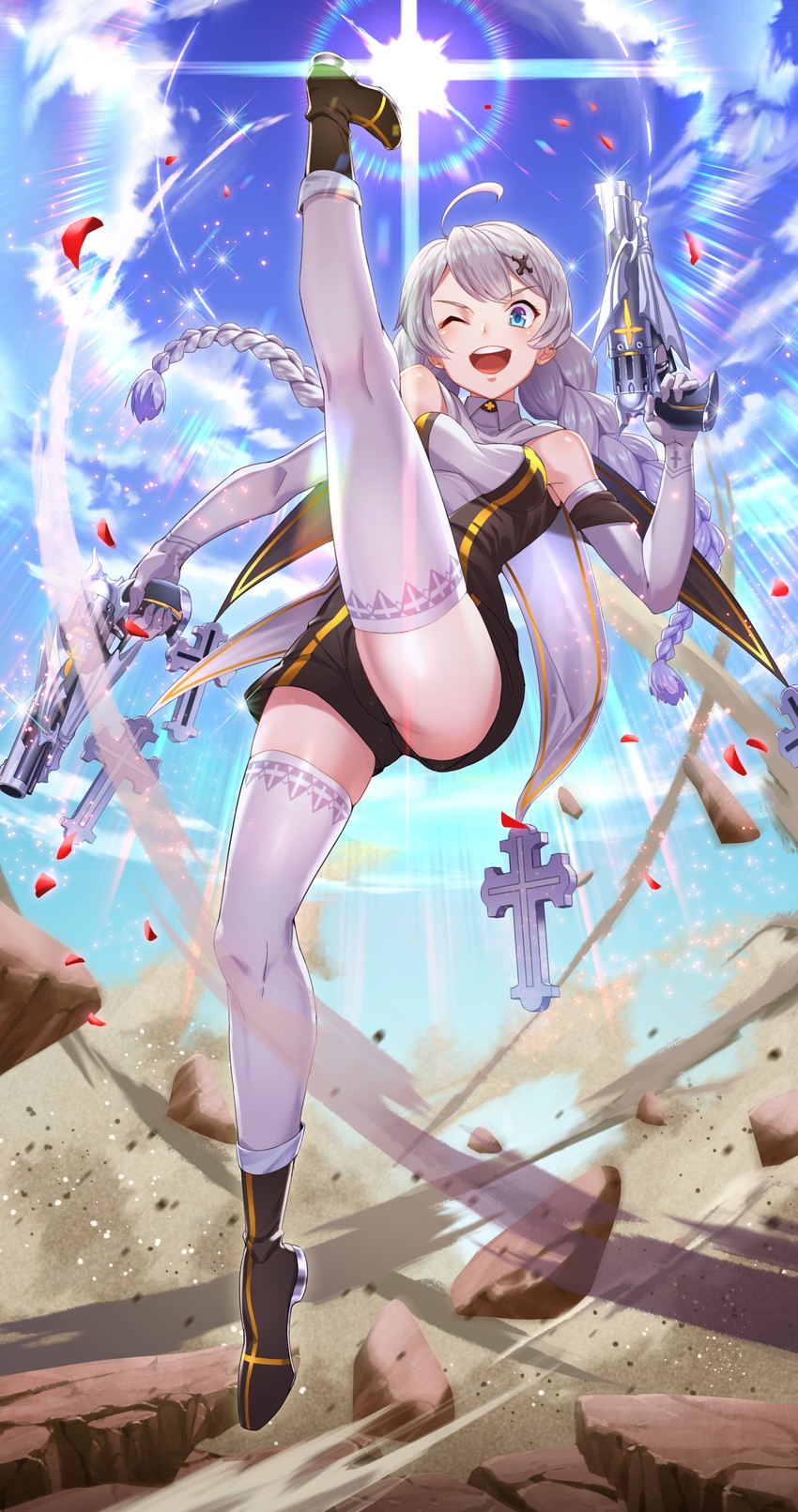 kiana kaslana (honkai and 1 more) drawn by tometoku