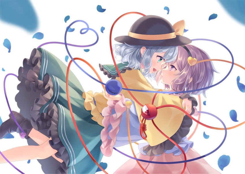 komeiji koishi and komeiji satori (touhou) drawn by mimi_(mimi_puru)