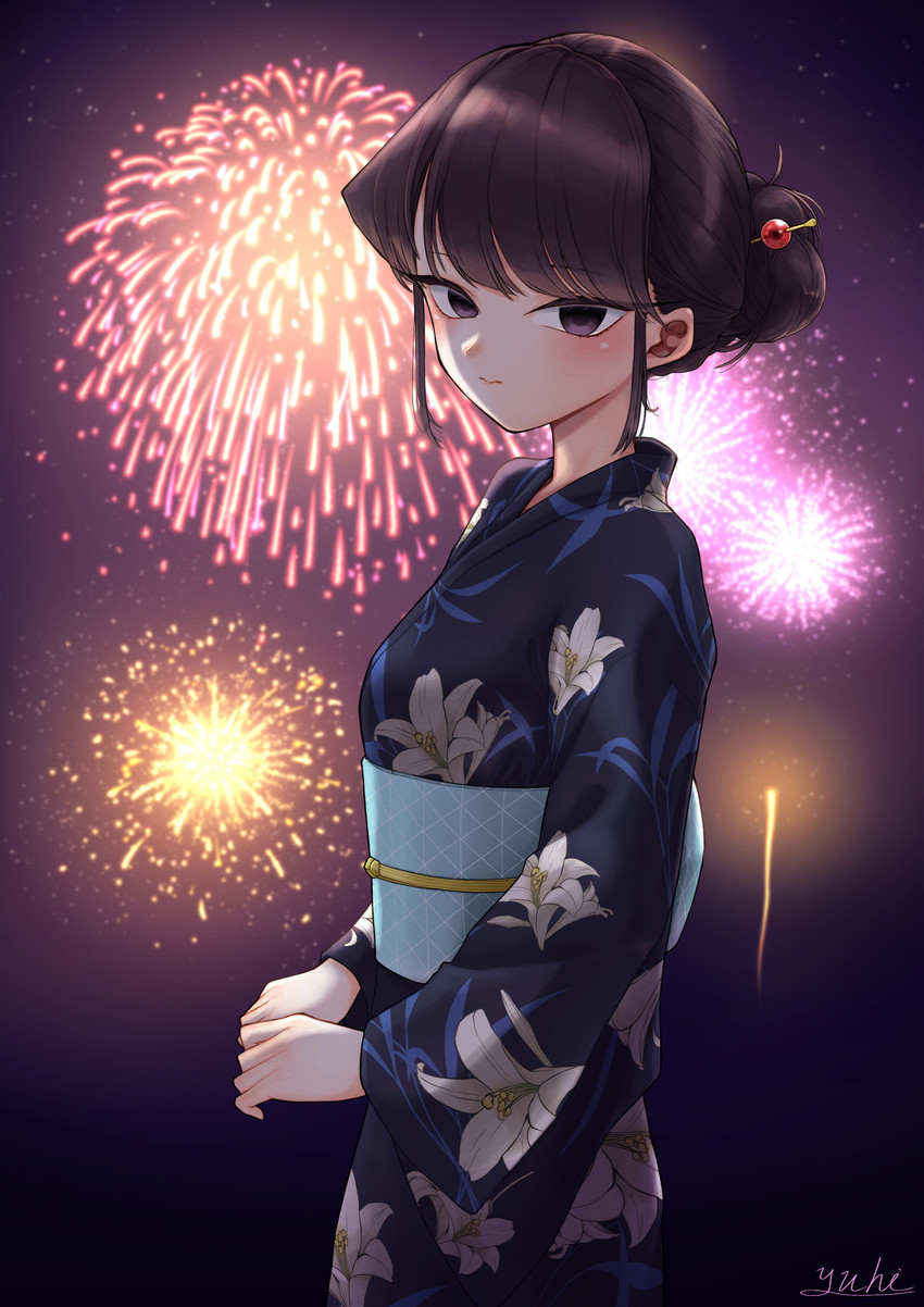 komi shouko (komi-san wa komyushou desu) drawn by yuhi_(yuhi_atb26)