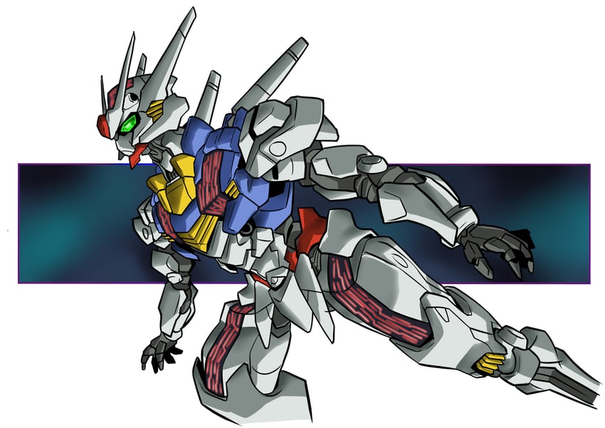 gundam aerial (gundam and 1 more) drawn by taiga_hiroyuki