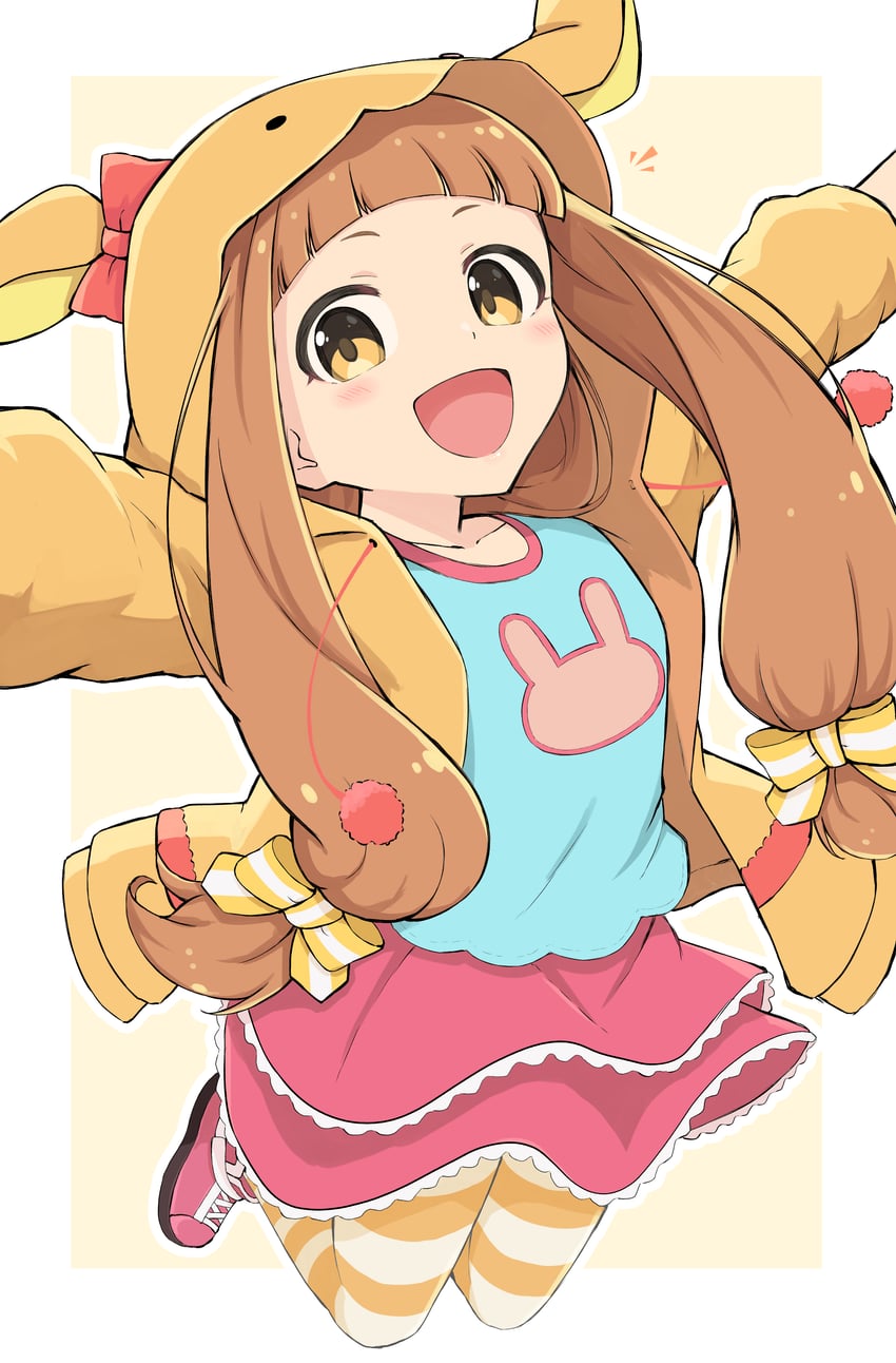 ichihara nina (idolmaster and 1 more) drawn by temari_rin