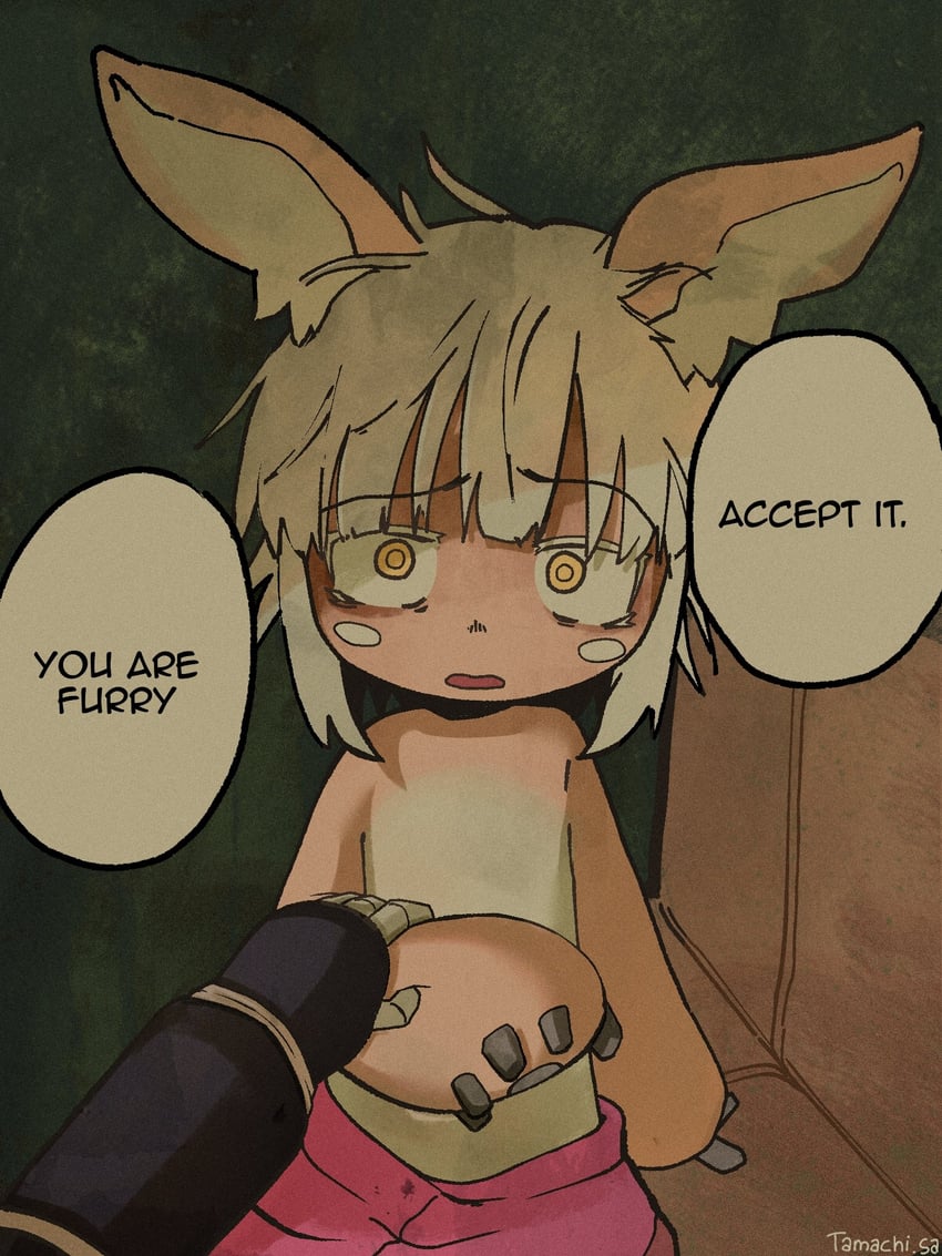 nanachi and reg (made in abyss) drawn by tamachi_sa