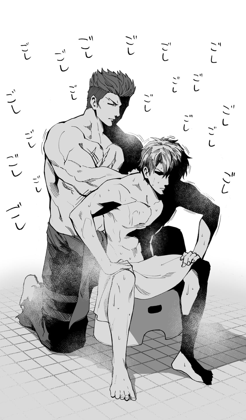 fujimaru ritsuka and fergus mac roich (fate and 1 more) drawn by hirunagi