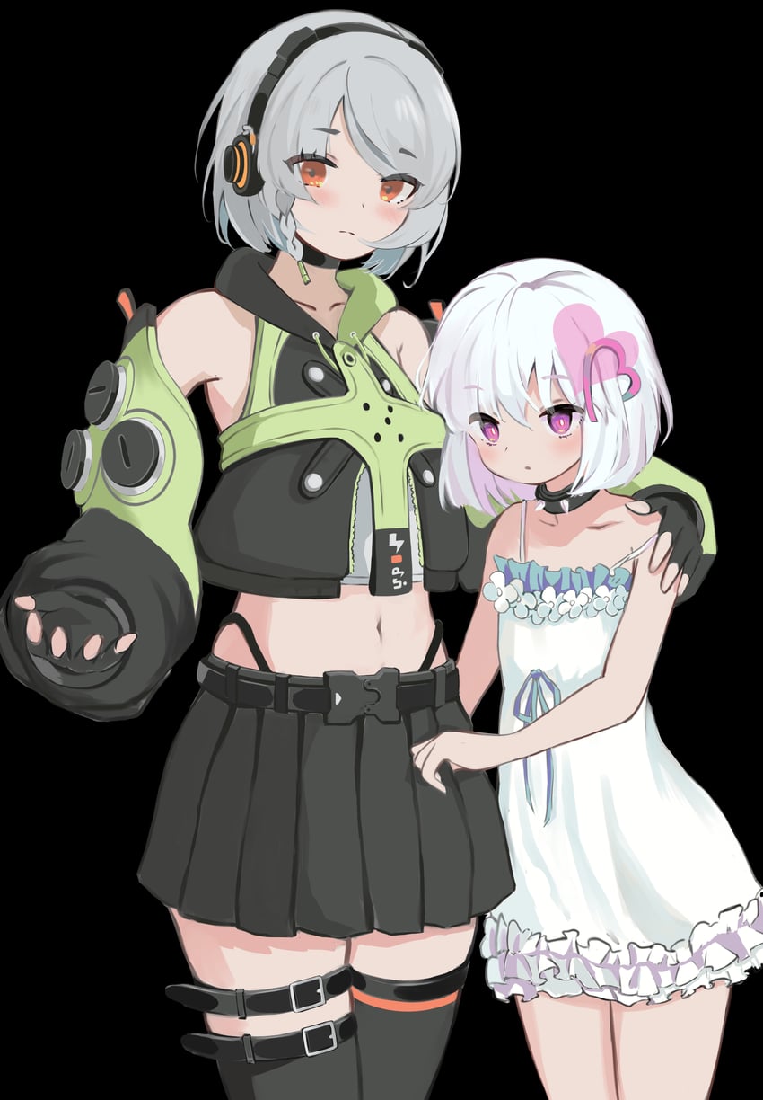 anby demara and porno (zenless zone zero and 1 more) drawn by imengneko