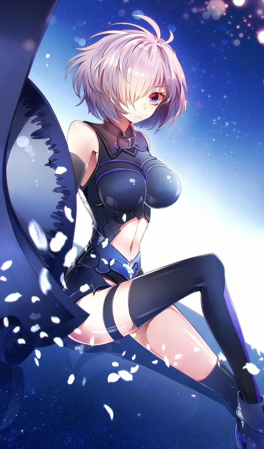 mash kyrielight (fate and 1 more) drawn by baocaizi