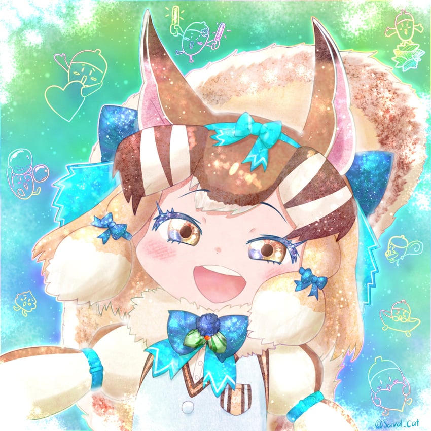 siberian chipmunk (kemono friends and 1 more) drawn by saival_cat