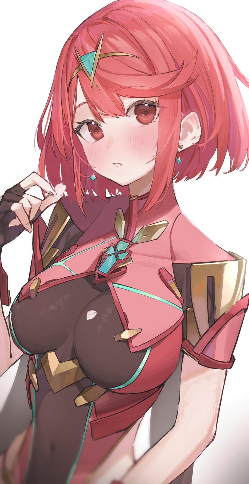 pyra (xenoblade chronicles and 1 more) drawn by mia_cbx
