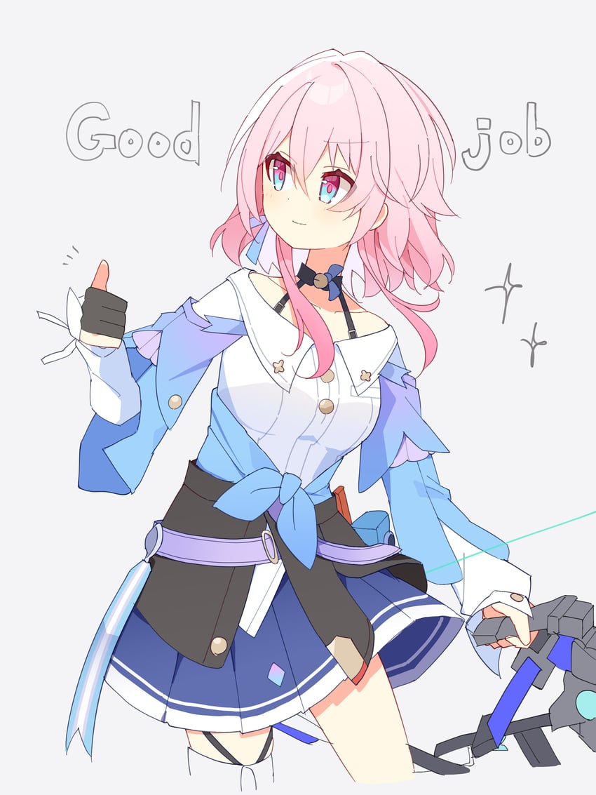 march 7th (honkai and 1 more) drawn by uwasewau