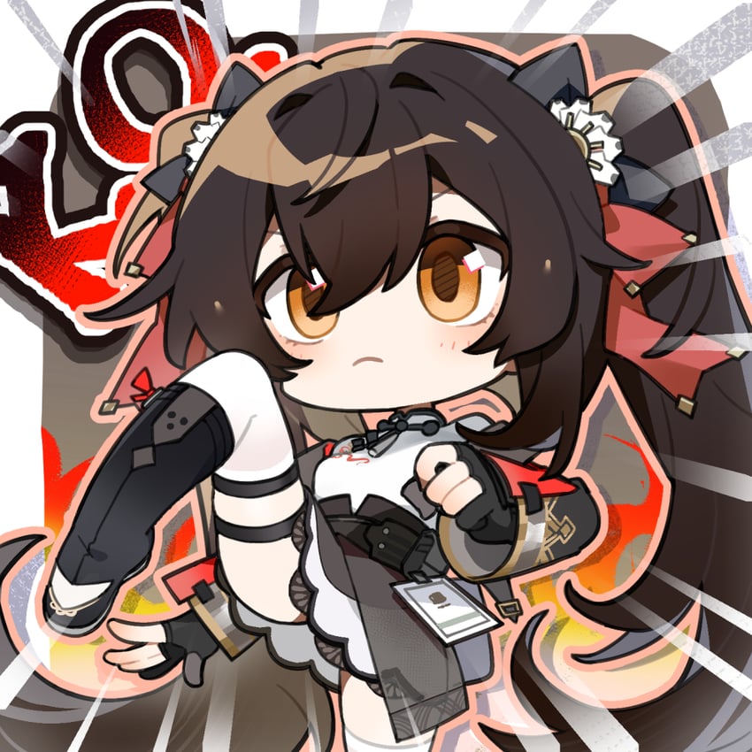 type 97 and jiangyu (girls' frontline and 1 more)
