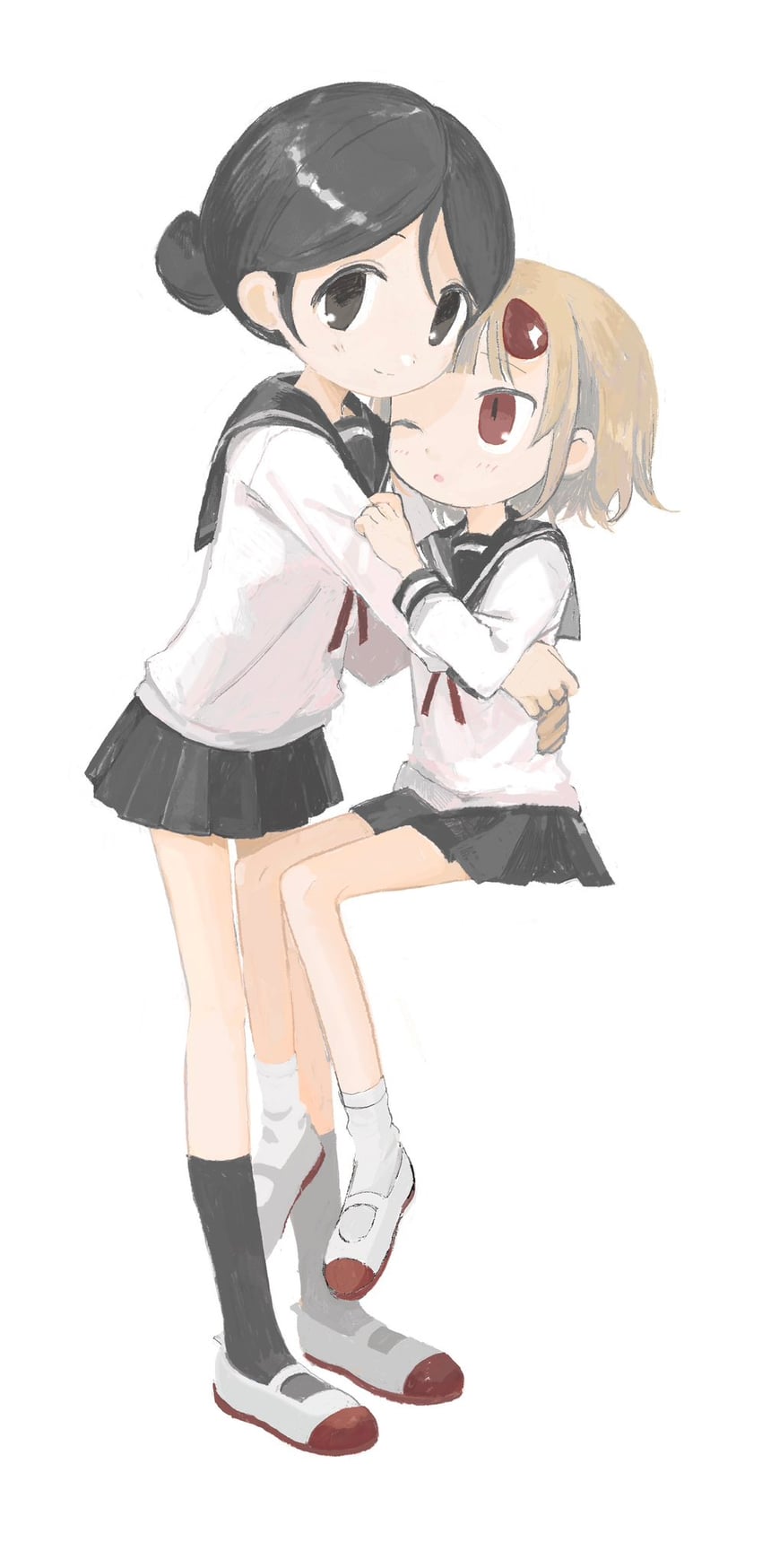 murakawa reo and nanakura manami (null-meta) drawn by hitonatz