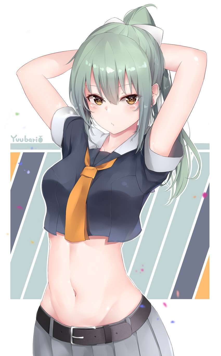 yuubari and yuubari kai ni (kantai collection) drawn by jenson_tw