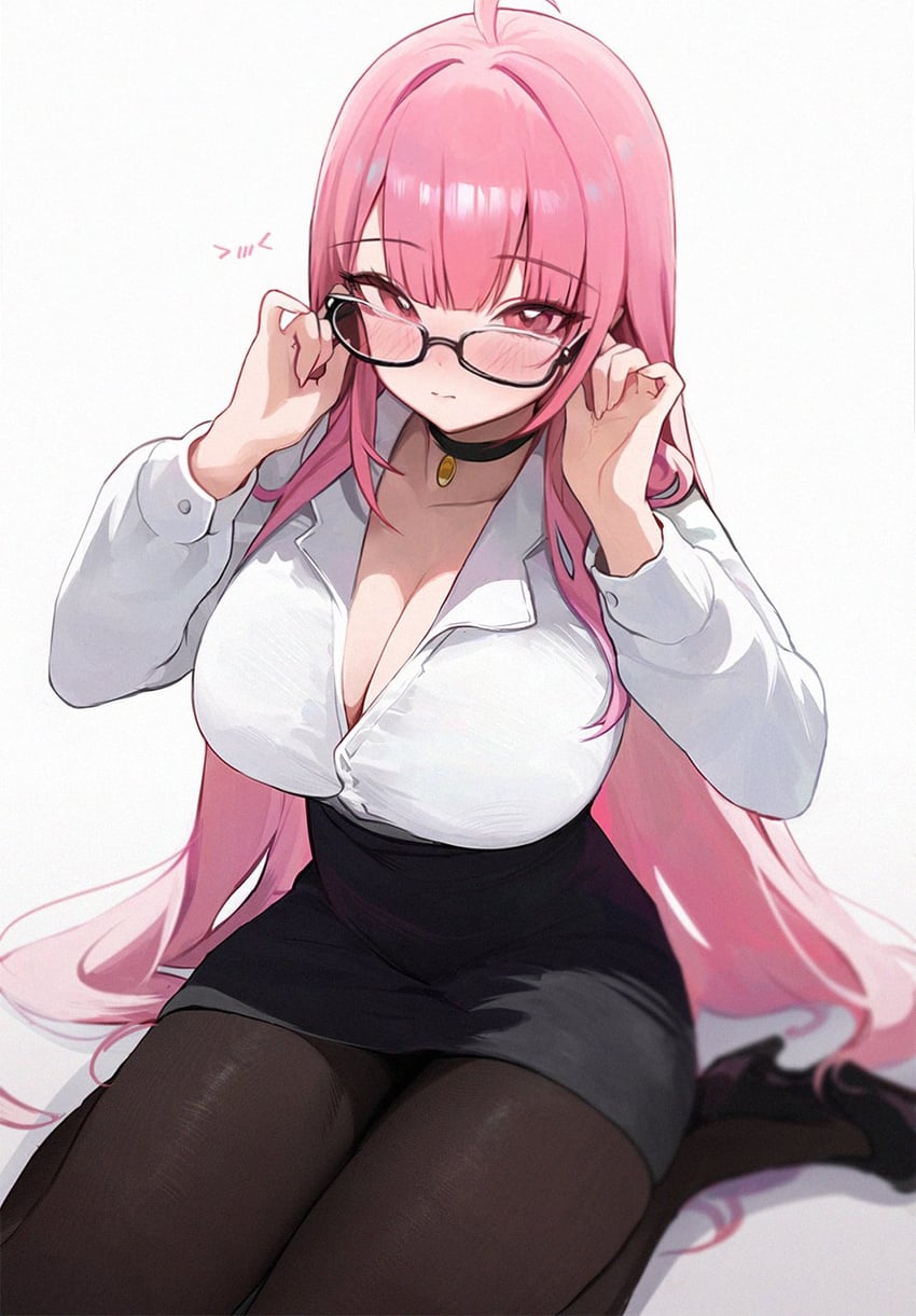 mori calliope (hololive and 1 more) drawn by koahri
