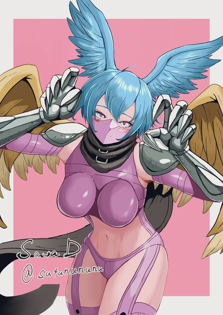 shutumon (digimon and 1 more) drawn by sawa_d