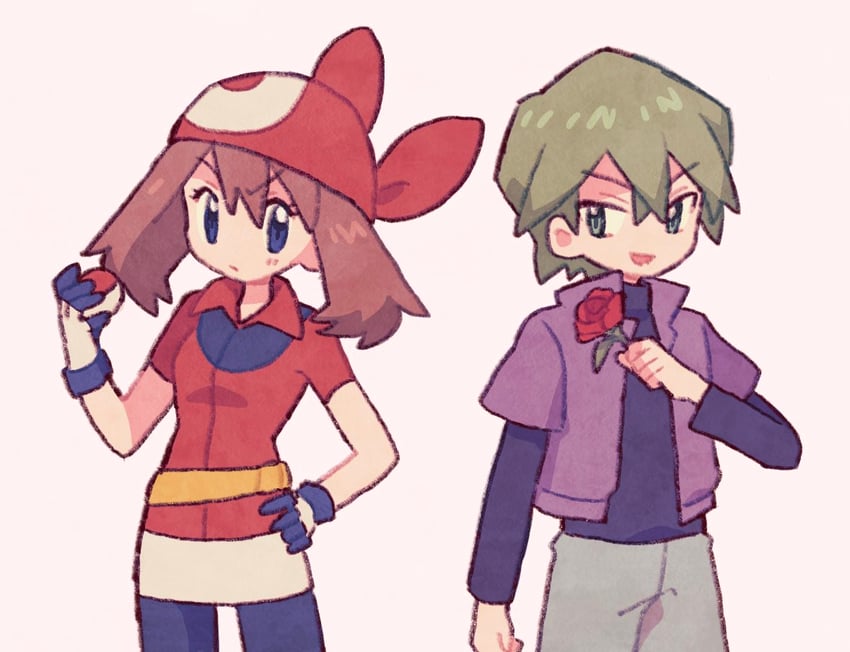 may and drew (pokemon and 1 more) drawn by mgomurainu