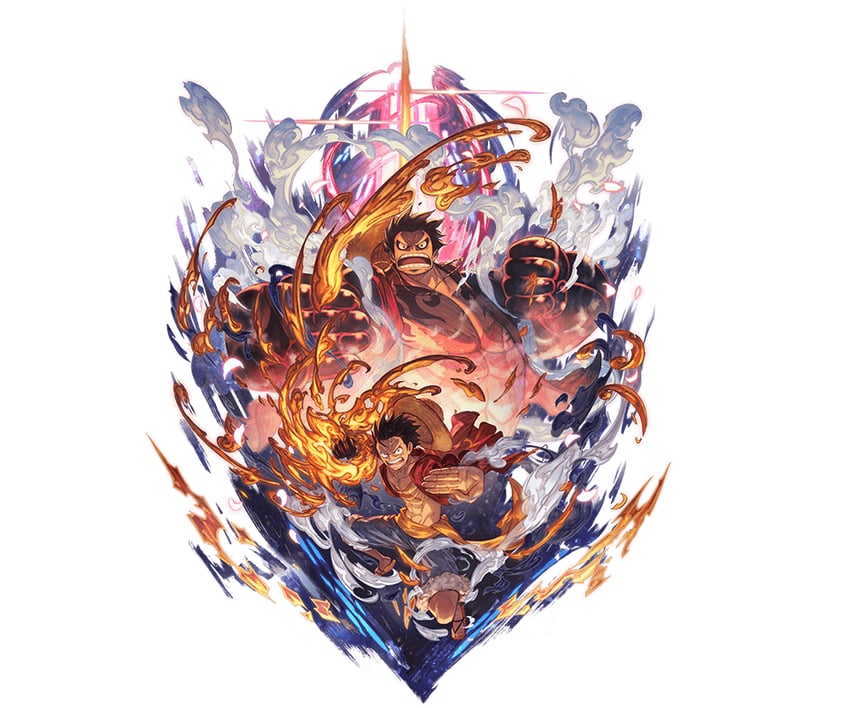 monkey d. luffy (granblue fantasy and 1 more) drawn by minaba_hideo