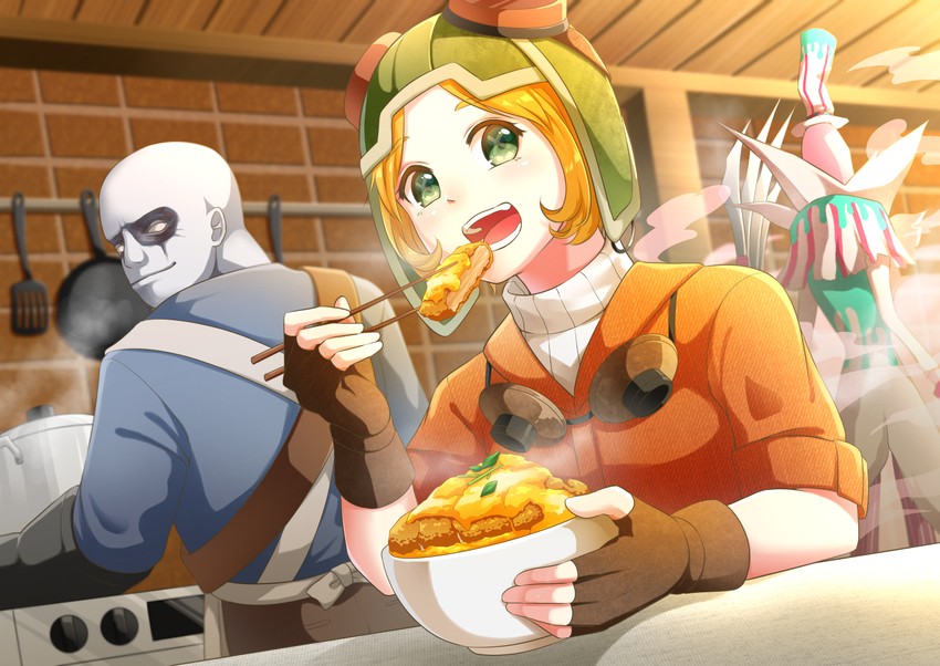 tracy reznik, jack, and leo beck (identity v) drawn by teo_(teorekka)