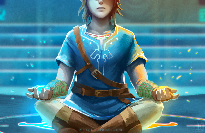 link (the legend of zelda and 1 more) drawn by jasqreate