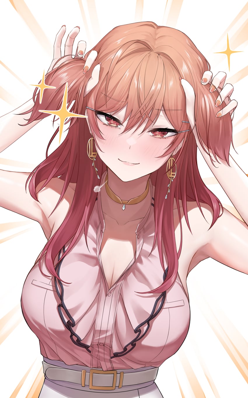 ichijou ririka (hololive and 1 more) drawn by steelball_(jwk76806995)