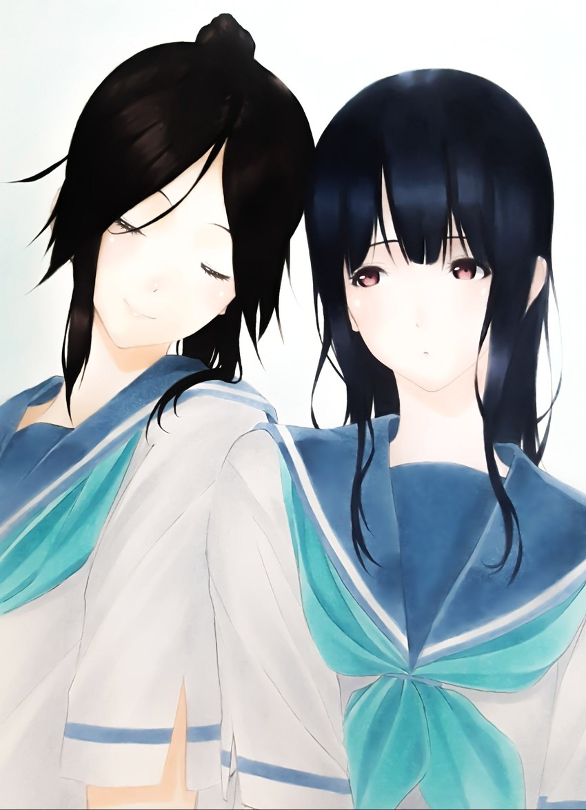yoroizuka mizore and kasaki nozomi (hibike! euphonium and 1 more) drawn by ogino_jun