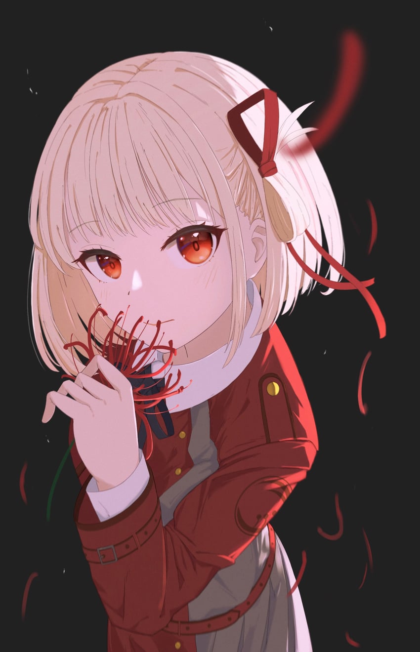 nishikigi chisato (lycoris recoil) drawn by nakop98