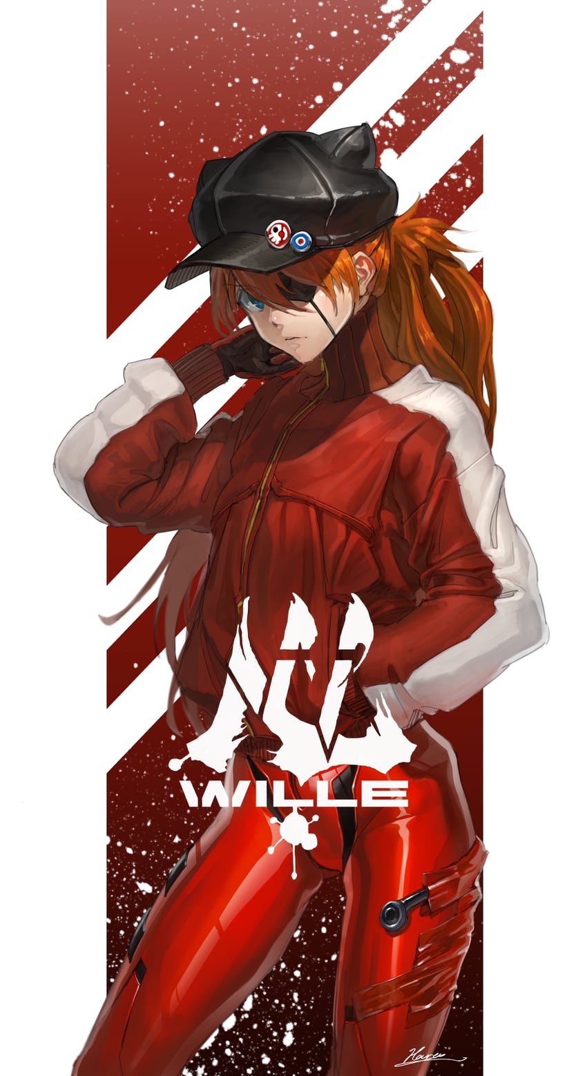 souryuu asuka langley (neon genesis evangelion and 2 more) drawn by haru_(chki8699)