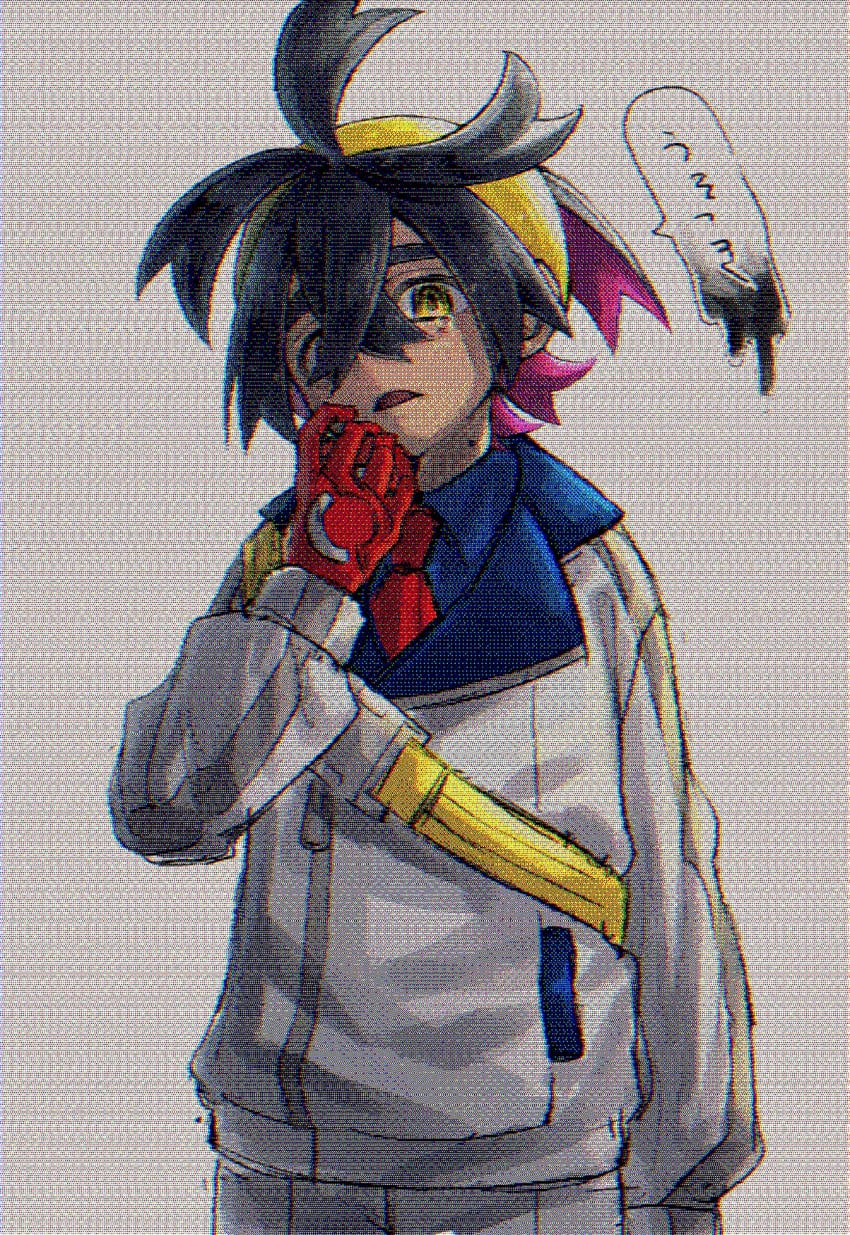 kieran (pokemon and 1 more) drawn by hnai_0