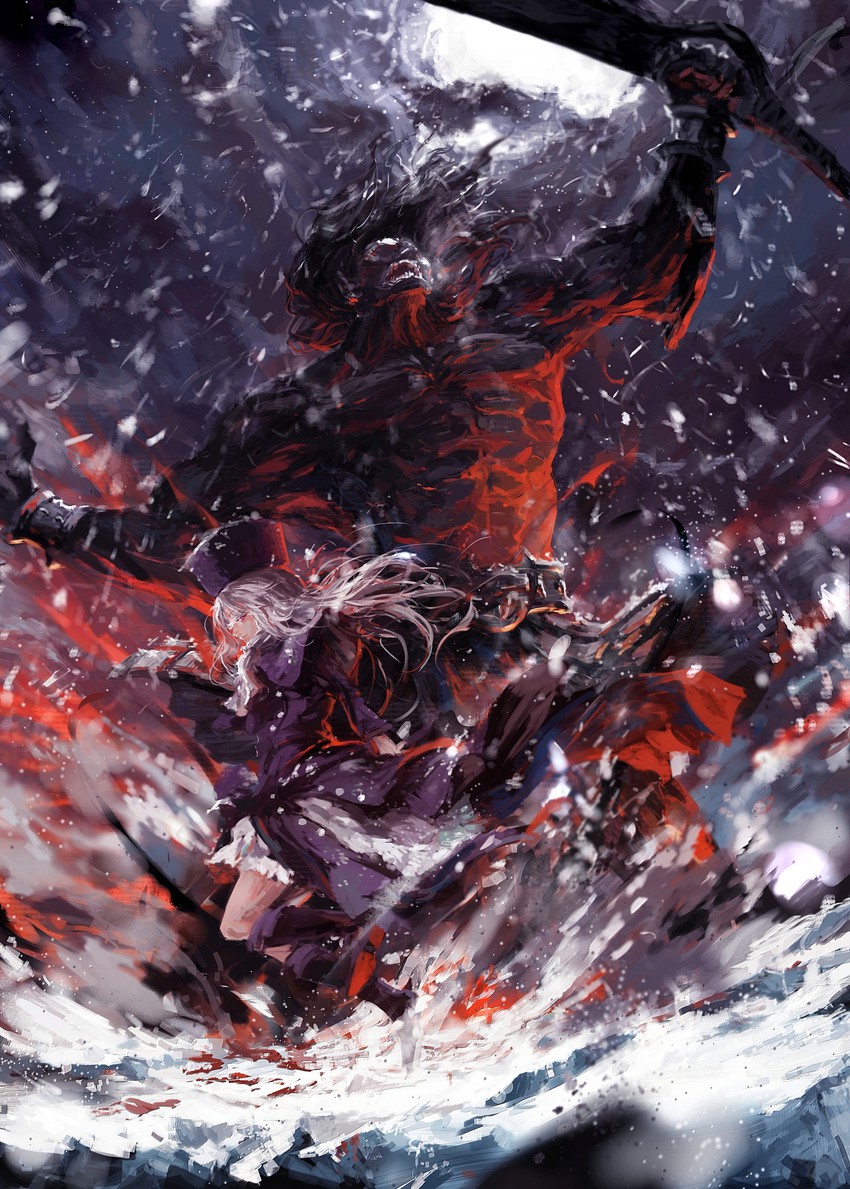 illyasviel von einzbern and heracles (fate and 1 more) drawn by stu_dts