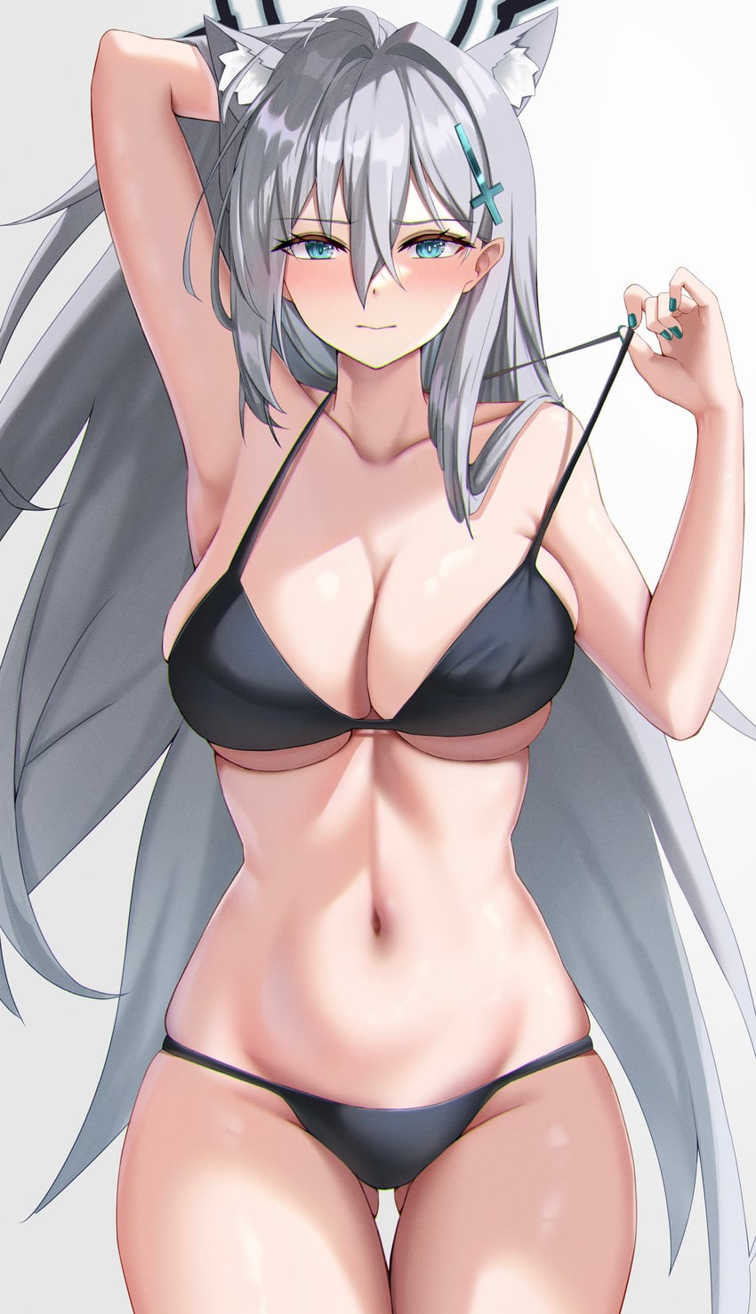 shiroko and shiroko terror (blue archive) drawn by katagiri_nanoka