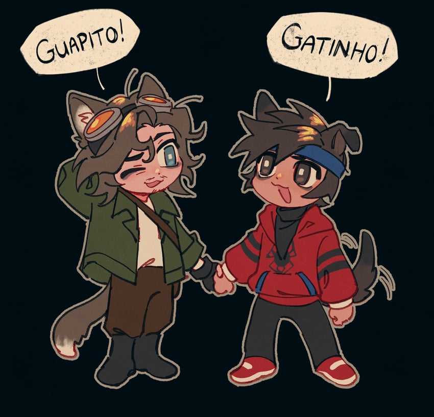 roier and cellbit (marvel and 3 more) drawn by cyani07