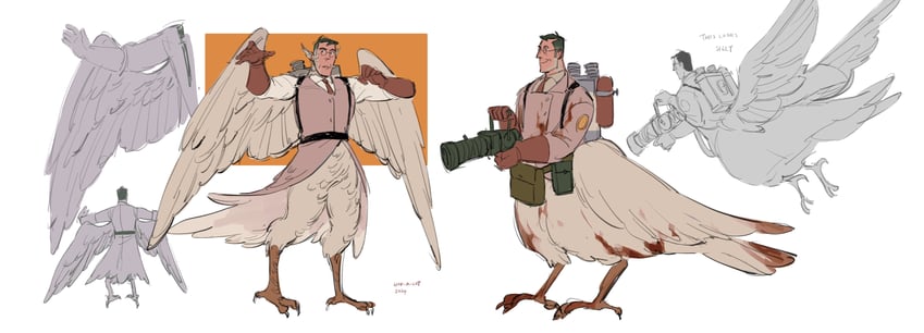 medic and red medic (team fortress 2) drawn by citrus0lemon
