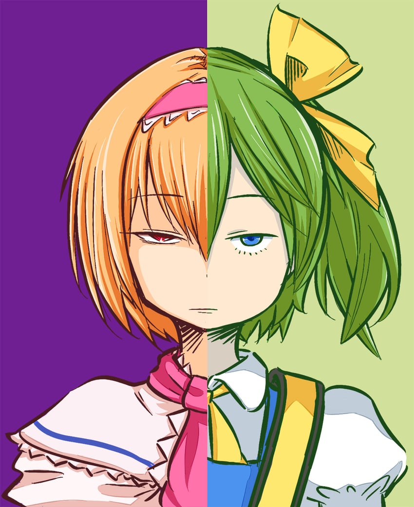alice margatroid, daiyousei, diyusi, and hinase (touhou and 1 more) drawn by youreizou_(lower_than_-273.15c)