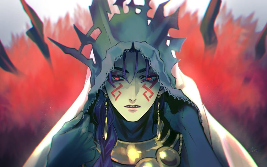 cu chulainn and cu chulainn alter (fate and 1 more) drawn by redrabbit44