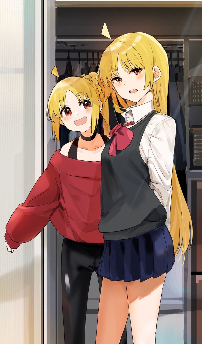 ijichi nijika and ijichi seika (bocchi the rock!) drawn by funi_mu9