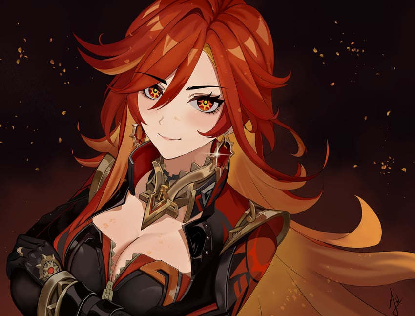 mavuika (genshin impact) drawn by jhonwikkle