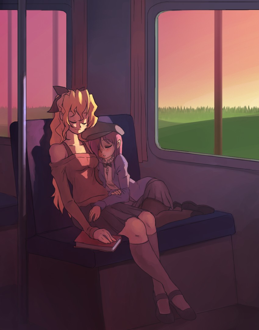 ikezawa hanako and satou lilly (katawa shoujo) drawn by rtil