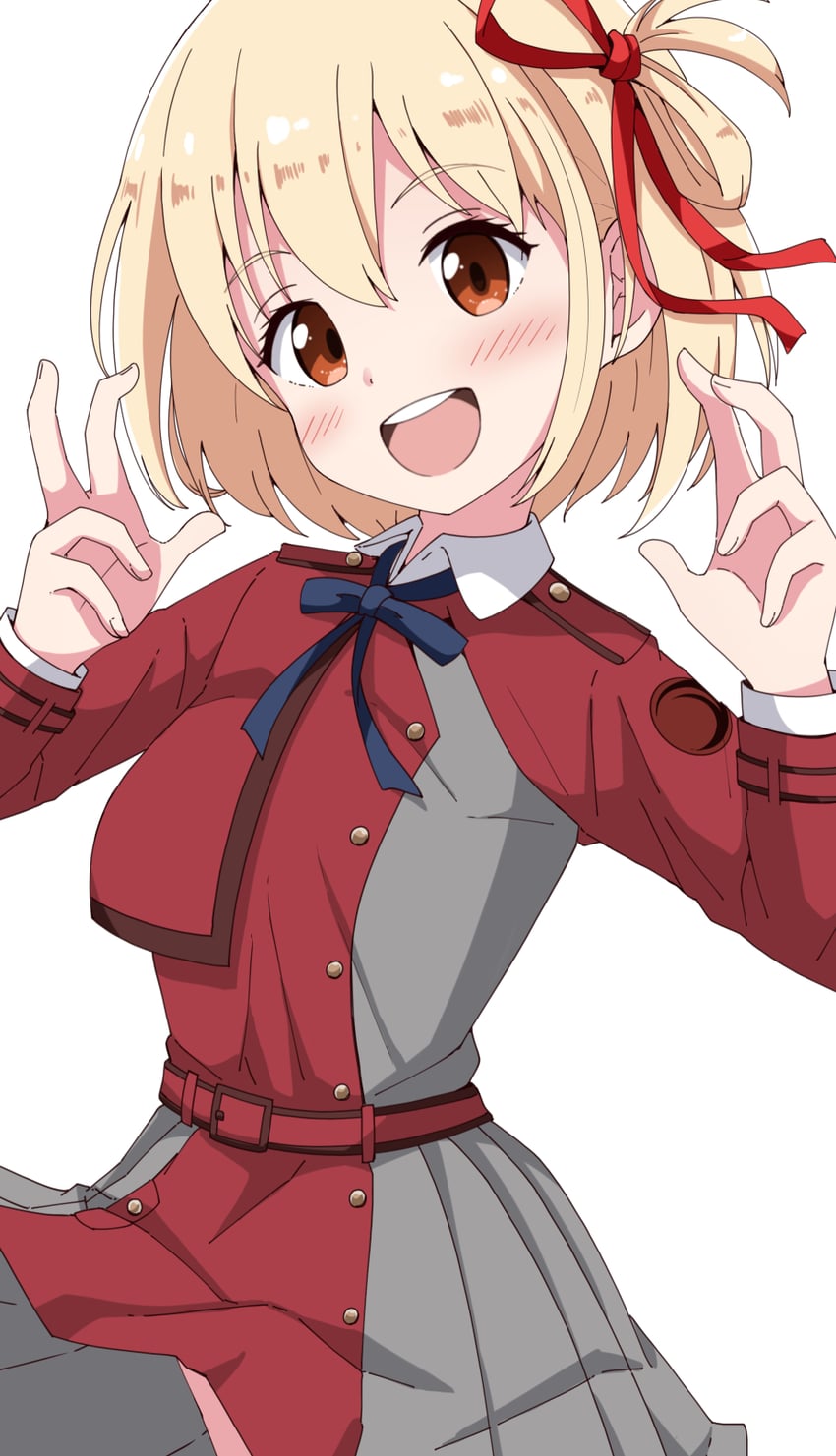 nishikigi chisato (lycoris recoil) drawn by aikawa_ryou
