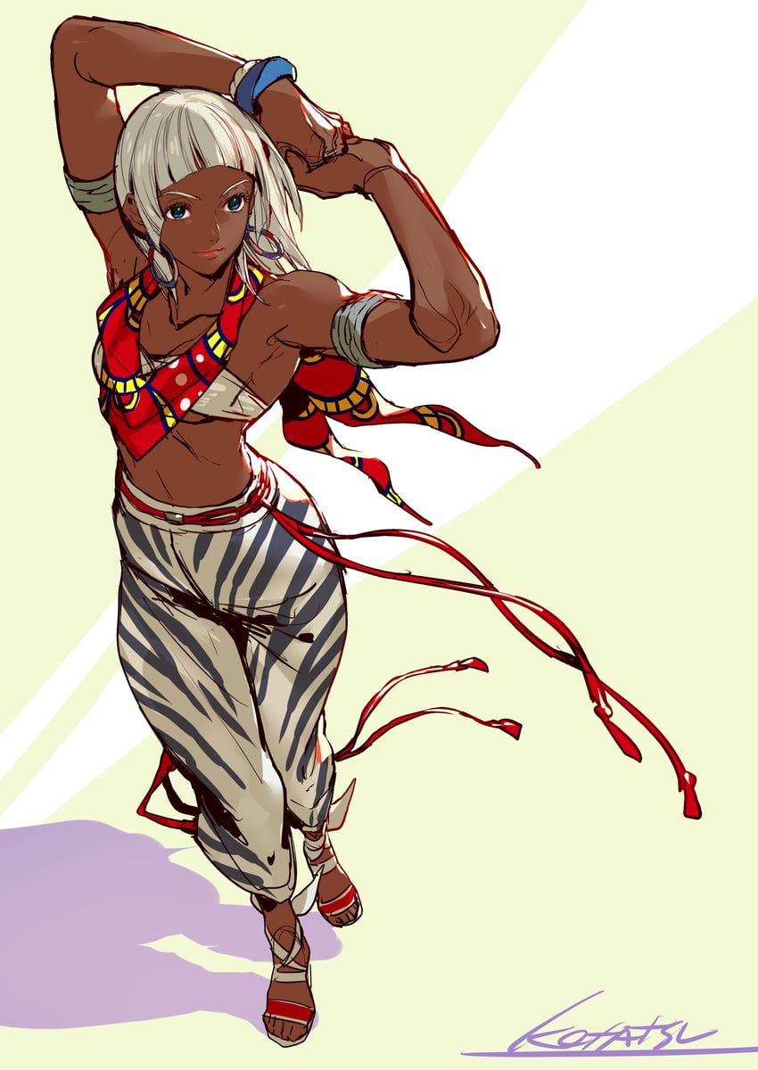 elena (street fighter and 1 more) drawn by kotatsu_(g-rough)