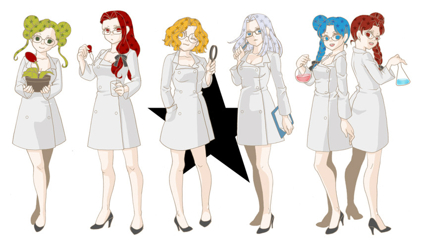 tellu, ptilol, mimete, cyprine, viluy, and 1 more (bishoujo senshi sailor moon and 1 more) drawn by u_lon