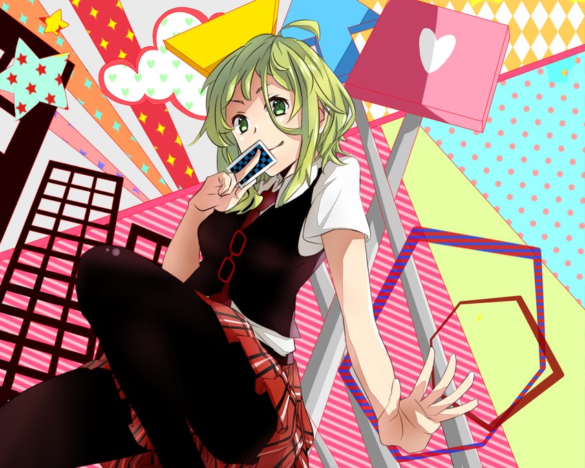 gumi (vocaloid and 1 more) drawn by kanata_(kana0830)