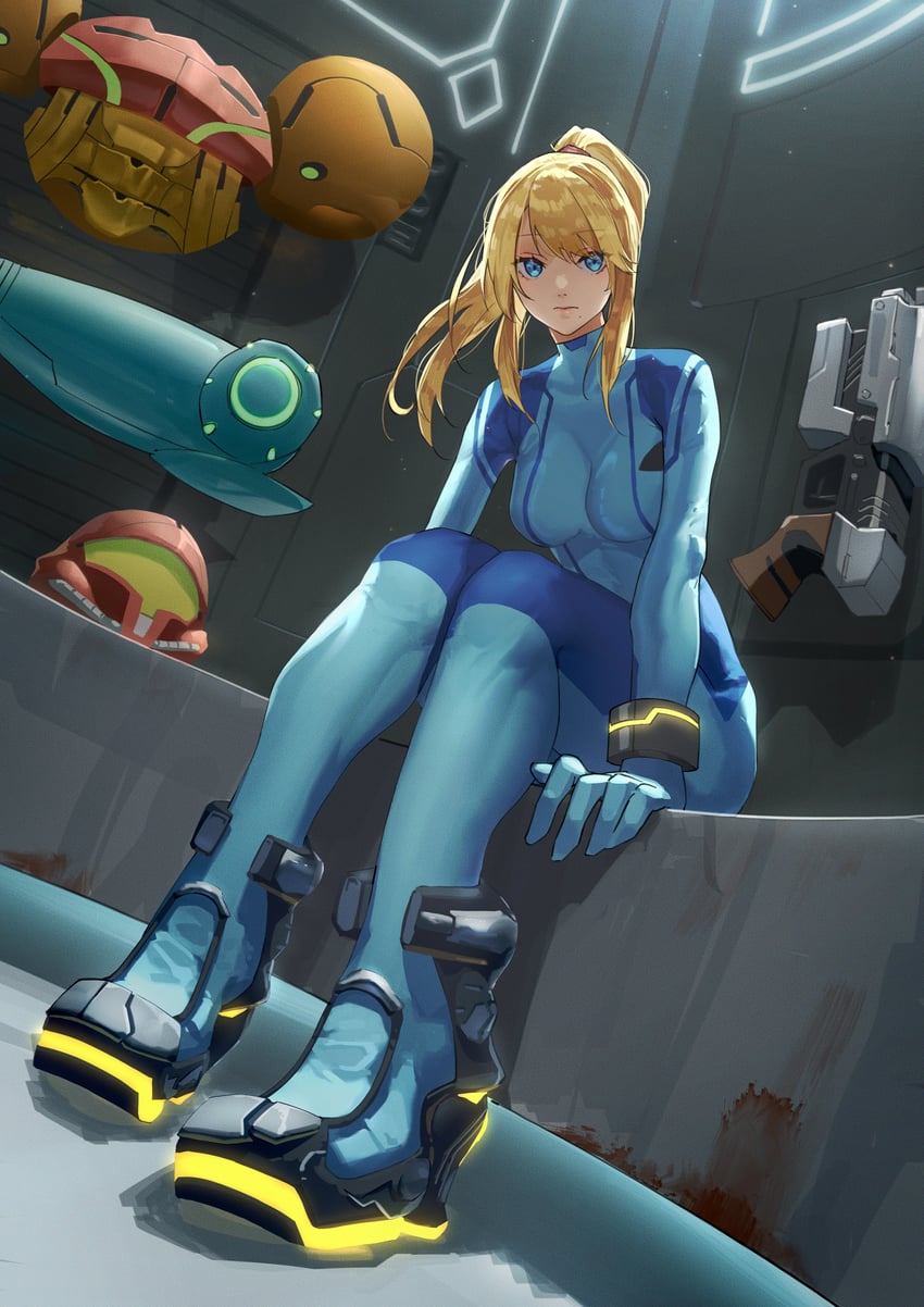 samus aran (super smash bros. and 2 more) drawn by bennopi