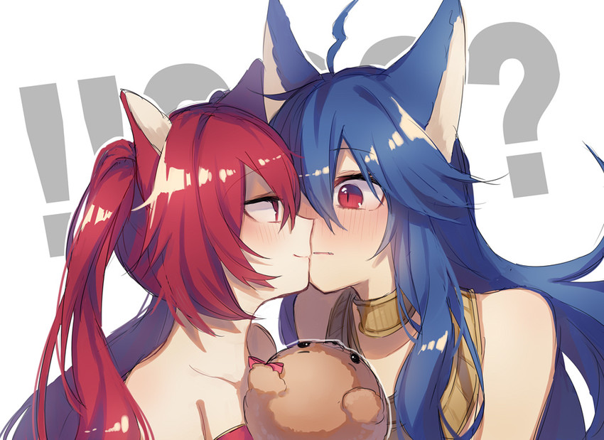 cerberus, fenrir, and mimi (granblue fantasy and 2 more) drawn by coyucom