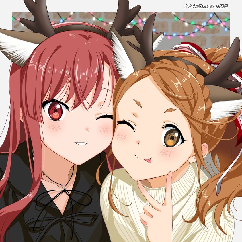 sato reika and kono miyako (22/7) drawn by nanairo_(nanairo227)
