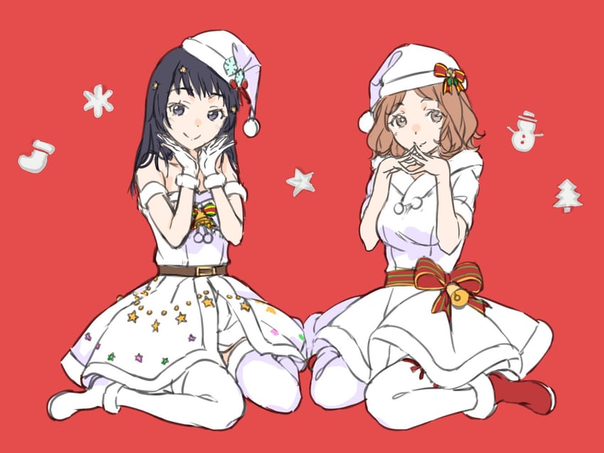 wannai kinuho and awatsuki maaya (toaru majutsu no index and 2 more) drawn by haimura_kiyotaka