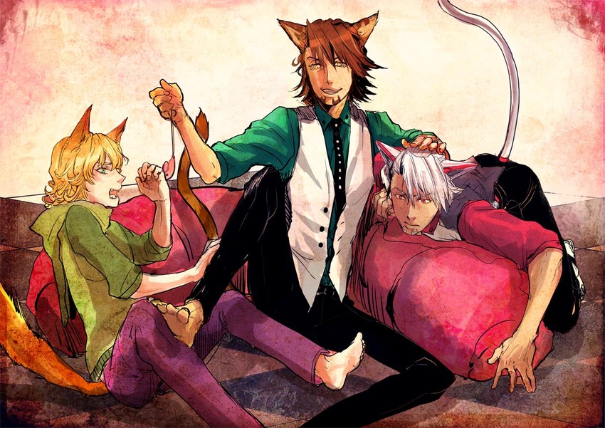 barnaby brooks jr. and ebitetsu (tiger & bunny) drawn by akebi_miso
