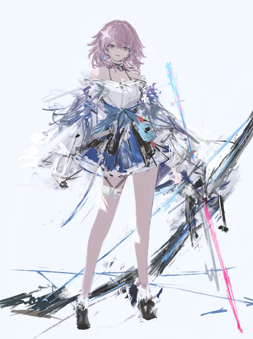 march 7th (honkai and 1 more) drawn by tuda6